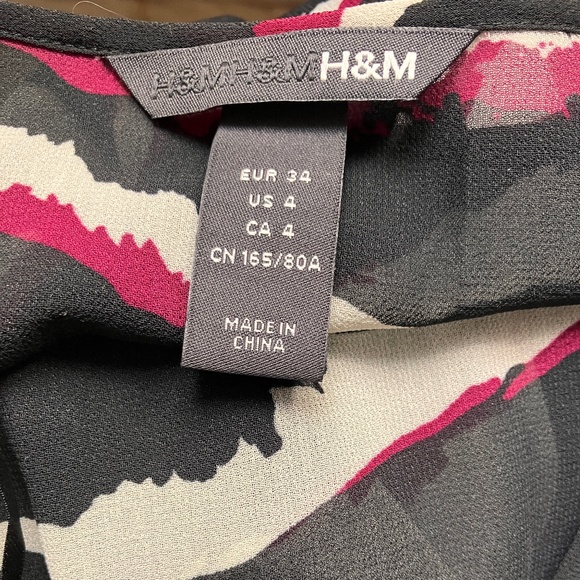 NEW H&M TRANSPARENT ZEBRA PRINT MAXI - Picture 2 of 14